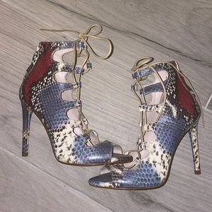 Zara booties heels
